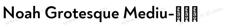 Noah Grotesque Mediu字体转换 Noah Grotesque Mediu字体转换